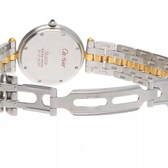 CARTIER PANTHERELM Watches Stainless Steel K18 yellow gold 1 row used - Picture 9 of 10